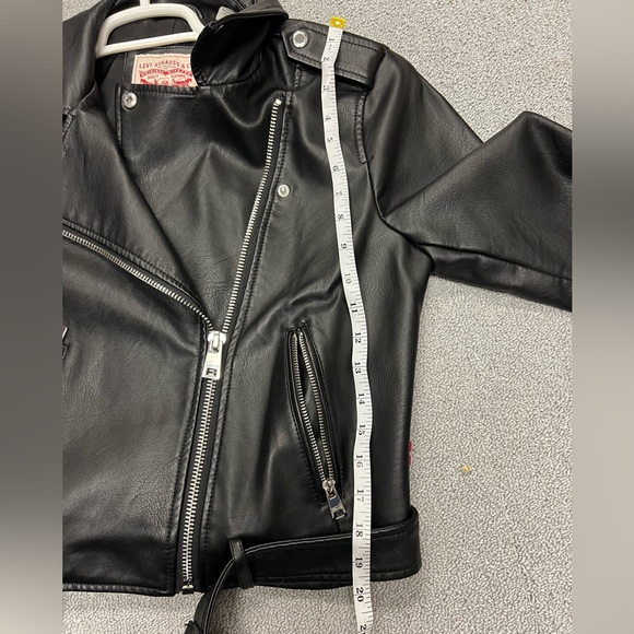 Levi's Women's Leather Biker Jacket - Picture 6 of 8
